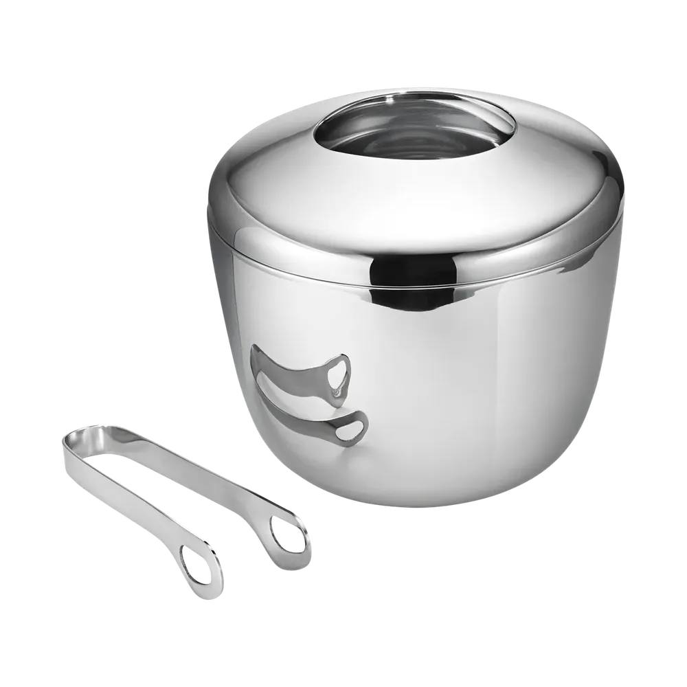 Georg Jensen SKY Ice Bucket with Ice Tongs
